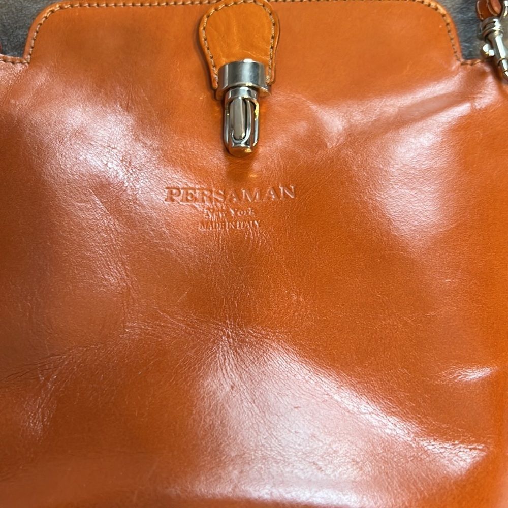Persaman New York Orange Crossbody Bag - Picture 2 of 11